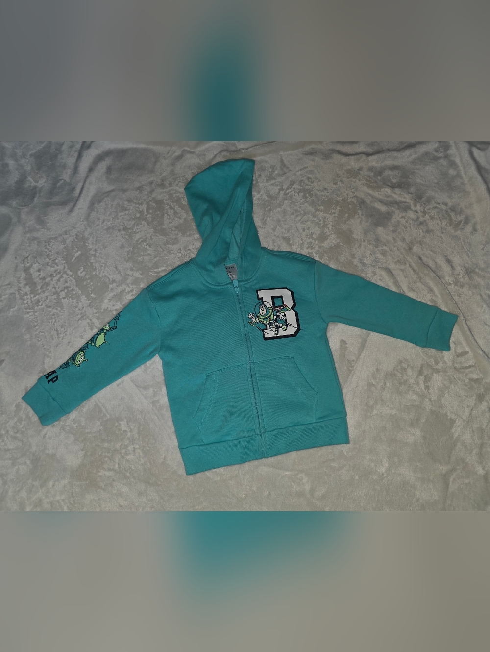 babyGap | Disney Buzz Lightyear Relaxed Graphic Zip Hoodie Size 4 Toddler